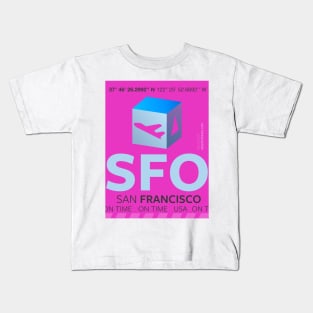 SFO sticker design P Kids T-Shirt